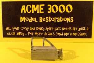 Dinky 168 Ford Escort Reproduction Repro - Right Hand R/H White Metal Door - Picture 1 of 2