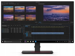 Lenovo P27h-20 27" IPS 2560x1440 WQHD 60Hz 4 ms DisplayPort HDMI USB-Hub A-Ware - Afbeelding 1 van 3