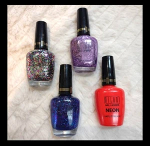 Milani nail polish full size bottles lot of 4 - Picture 1 of 4