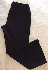 Chico's Women Career Work Office Black Trousers Pants Size 0 Short - Picture 1 of 8