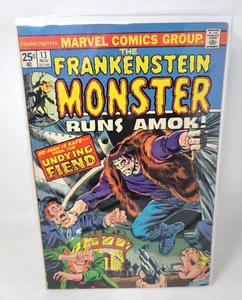 THE FRANKENSTEIN MONSTER #13 MARVEL HORROR *1974* 8.5 - Picture 1 of 1