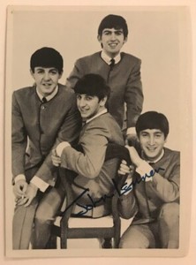 1964 The Beatles B&W Series 1 Card #20 O-Pee-Chee OPC John Paul George and Ringo