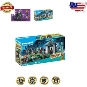Interactive Scooby-Doo Ghost Hunting Playset with Gravedigger Costume & Figures - Picture 1 of 4