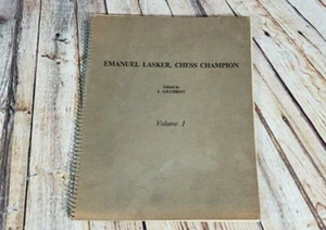 Emanuel Lasker - Schachmeister J. Gilchrist Band 1 - Spiralbuch - Bild 1 von 7