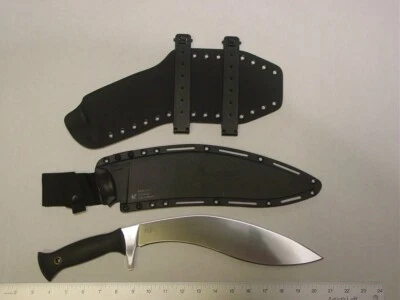 Hoja de acero Cold Steel Gurkha Kukri Plus O-1 39LGKI, funda extra MOLLE Kydex Foto 1 de 4