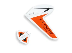 New Xtreme BLADE MCX MCX2 Tail Fins Type B (Red) - Picture 1 of 4
