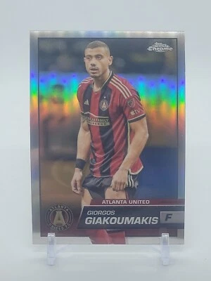 Giorgos Giakoumakis 2023 Topps Chrome MLS REFRACTOR PARALLEL #28 ATLANTA United - Image 1 of 2