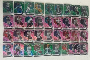 Panini Mosaic Football NFL 35 Card Pink Camo / Green Parallel Rookie Card Lot 🔥 - Picture 1 of 2