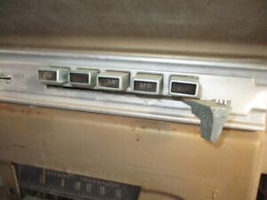 65 PLYMOUTH BARRACUDA HEATER CONTROL WITH BUTTONS AND KNOB ONLY 1965 