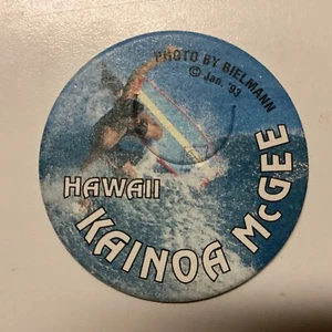 De colección Hawaii Surfer Kainoa McGee POG Milk Cap 1993 Foto de Bielmann Surfing - Imagen 1 de 2