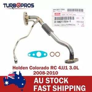 Genuine Turbo Oil Feed&Return Pipe+Gaskets For Holden Colorado RC 3.0L 2008-10 - Bild 1 von 11