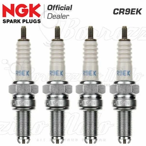 4 CANDLES NGK CR9EK KAWASAKI ZX-9R NINJA 900 1998 > 1999 - Picture 1 of 3