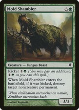 1x FOIL Mold Shambler ZEN No169 Magic MTG English NM/Unplay common C card X1