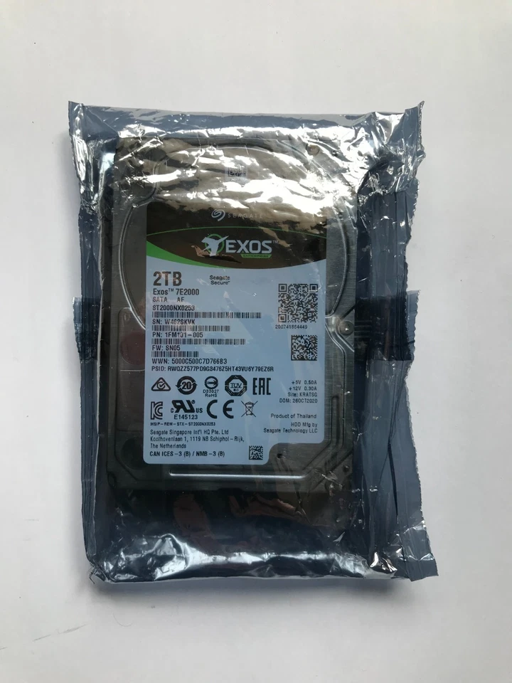 Seagate ST2000NX0253 Exos 7E2000 2TB SATA 6Gb/s 7200 RPM 2.5” Hard Drive HDD - Image 1 of 1