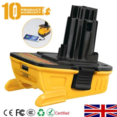 For Dewalt Battery Adapter DCA1820 18V/20V Li-ion Convert To DC9096 Ni-MH Ni-Cad