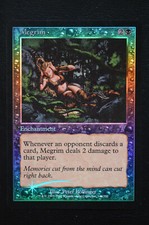 Magic The Gathering MTG MEGRIM FOIL 7th Edition LP Lightly Played
