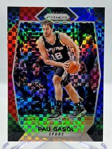 PAU GASOL 2017-18 Panini Prizm Basketball #295 RED WHITE BLUE PRIZM - Picture 1 of 2