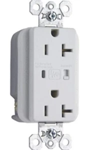 Legrand Pass Seymour 5362WSP TVSS Receptacle with ALARM BLUE 20A 125V - Picture 1 of 6