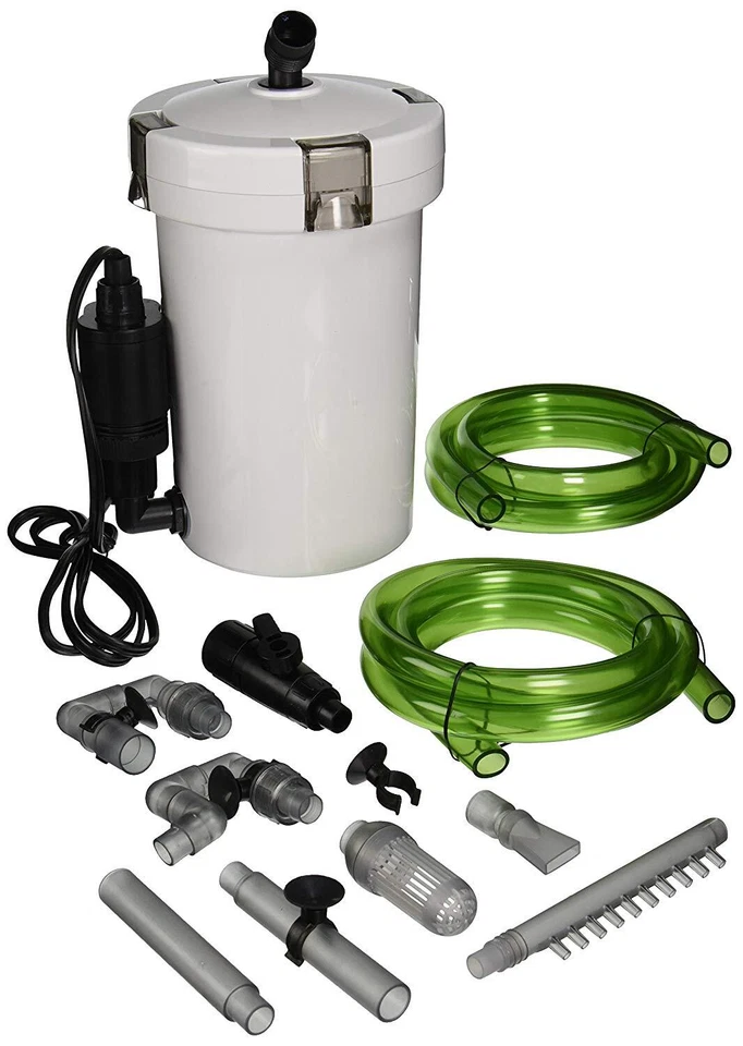 3-Stage External Canister Pump & Filter 106 GPH HW-603B For Fish Tank Aquarium - Image 1 of 3