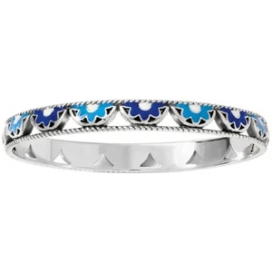 Brazalete Brazalete Brighton BELLA LIMONE Flores Azules Nuevo con Etiquetas Precio de venta sugerido por el fabricante $48 - Imagen 1 de 1