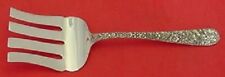 Repousse By Kirk Sterling Silver Asparagus Fork 8 5/8" Serving Flatware FHAS