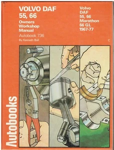 DAF 55 66 & 66 GL ( INCL MARATHON ) 1967-77 OWNER WORKSHOP MANUAL *VGC HARDBACK* - Picture 1 of 1