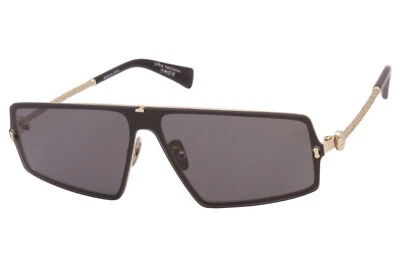 John Varvatos V545 Sunglasses Men's Gold/Black Lenses Fashion Shield 61mm - Image 1 of 4