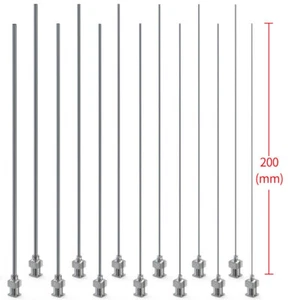 25 Stück Sus304 8 Zoll lange stumpfe Spitze Luer Lock industrielle Dosiernadel 8G ~ 26G - Bild 1 von 6