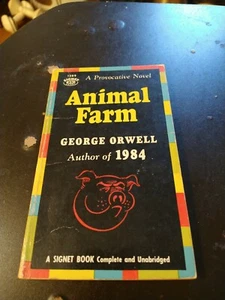 ANIMAL FARM by GEORGE ORWELL Signet Books #1289 FIRST EDITION 1956 25¢ PAPERBACK - Picture 1 of 9