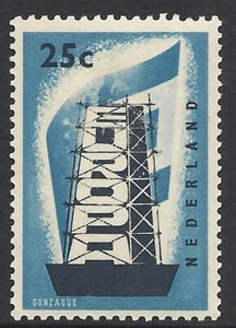 NETHERLANDS SCOTT 369 MNH VF - 1956 25c EUROPA ISSUE CAT $70.00 - Picture 1 of 2