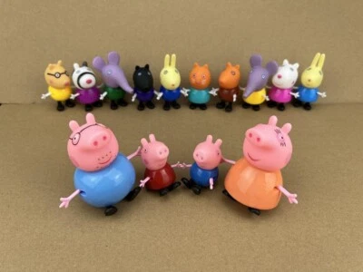 4/10/25 PCS Peppa Pig Family Friends Emily Action Figures Toys Gift