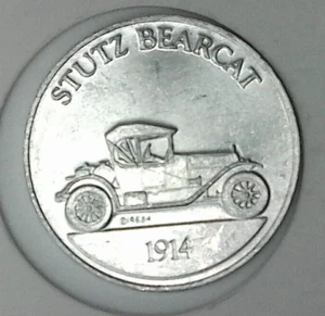 Sunoco Gas & Oil Collectibles Antique Car Coin Series 1 - 1914 STUTZ BEARCAT - Picture 1 of 1
