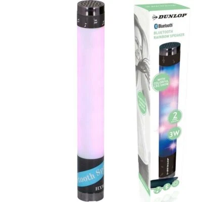 Mini Cassa Speaker a Torre Bluetooth Portatile con Effetti luce 48 LED USB MP3 - Immagine 1 di 4