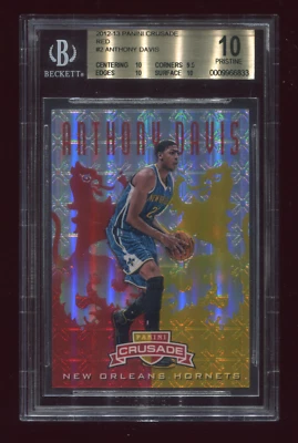 ANTHONY DAVIS 2012-13 Panini Crusade Red /99 BGS 10 Pristine Rookie RC #2 - Image 1 of 2