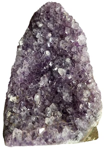 AMETHYSTDRUSE NATUR AMETHYST FEINE KRISTALLE EDELSTEIN GEODE BERGKRISTALL QUARZ - Bild 1 von 3