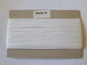 Nähgarn Amann Rasant Garnstärke 15 extra Stark Polyester/Baumwolle 75 Meter Weiß - Bild 1 von 3