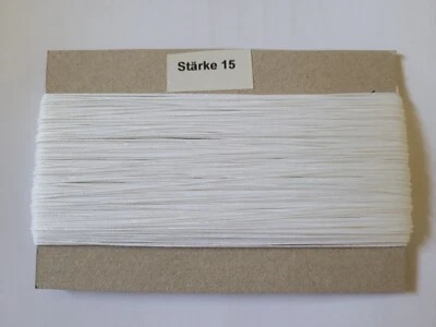 Nähgarn Amann Rasant Garnstärke 15 extra Stark Polyester/Baumwolle 75 Meter Weiß - Bild 1 von 3