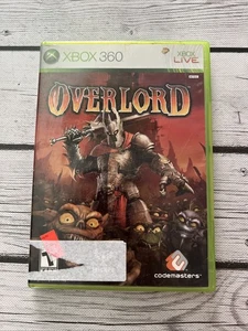 Overlord (Microsoft Xbox 360, 2007) CIB Complete Manual And Map - Picture 1 of 3