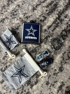 Dallas Cowboy NFL Lot Flaggen Autos Flachmann Armband - Bild 1 von 6