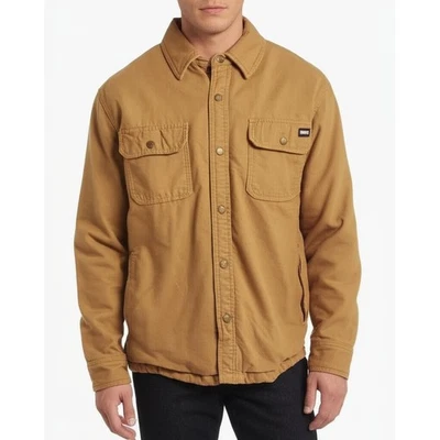 Dickies Jacket Mens Large Brown/Tan Workwear Snap Button Rugged Utilitarian - Image 1 of 4