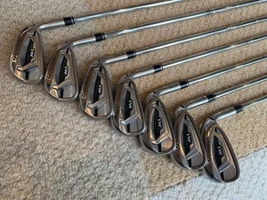 (TaylorMade) Iron Set 7 piece M1 Iron P, 9, 8, 7, 6, 5, 4 Golf Clubs Used Japan - Picture 1 of 24