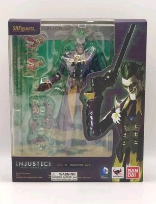 The Joker Figure Injustice Gods Among Us 2014 S.H.Figuarts Bandai Sealed - Image 1 of 4