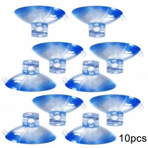 Hak do ssania Kubki łazienkowe Podwójne okno Kuchnia PVC Ściana 30 mm Zdejmowana Wisząca Przezroczysta - Zdjęcie 1 z 6