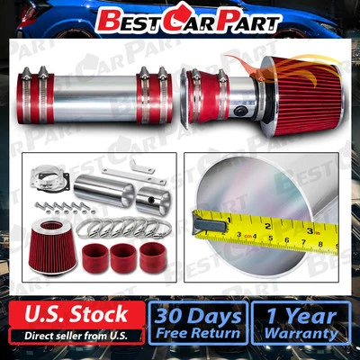 Ford F150 Bronco 1994 1995 1996 rojo BCP 5,0 L 5,8 L RAM CORTO ADMISIÓN DE AIRE + FILTRO Foto 1 de 4