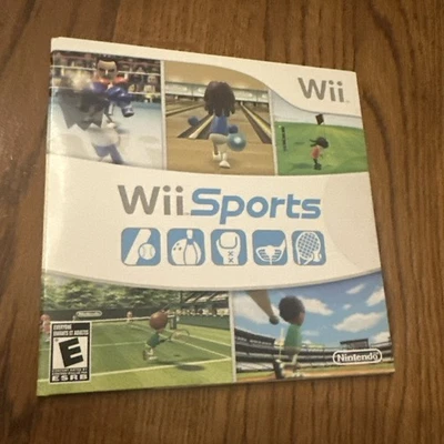 Wii Sports (Nintendo Wii, 2006) Cardboard Sleeve - Video Game - Brand New Sealed - Image 1 of 3