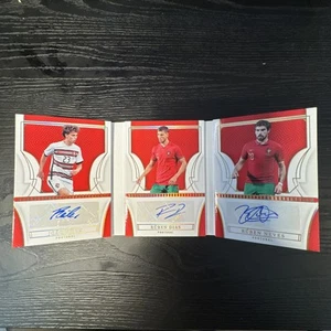 Joao Felix Ruben Dias Ruben Neves Triple Booklet Autograph 07/10 WC 2022 NT - Picture 1 of 2