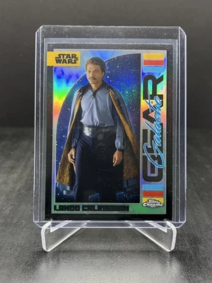 2024 Topps Cromo Star Wars Lando Calrissian Galactic Gear #GG-1 Foto 1 de 2