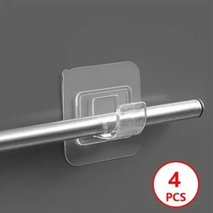 Hochwertige Halterhaken 6*6cm Halter Stangenhalter Stange nahtlose Versorgung - Bild 1 von 11