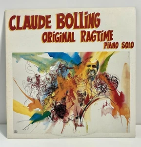 Álbum de vinilo vintage solo piano ragtime original Claude Bolling 1986 CBS - Imagen 1 de 4