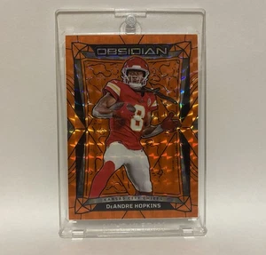 Panini Obsidian 2024 - DeAndre Hopkins #190 naranja/24 Chiefs NFL SP - Imagen 1 de 2